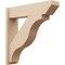 Ekena Millwork 7 1/2-in W x 30-in D x 30-in H Funston Slat Rough Cedar Woodgrain TimberThane Outlooker, Primed Tan OUTUR075X30X30FST24RCPR - alternate 1